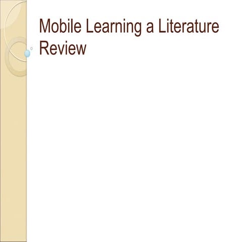 Mobile learning a_literature_review