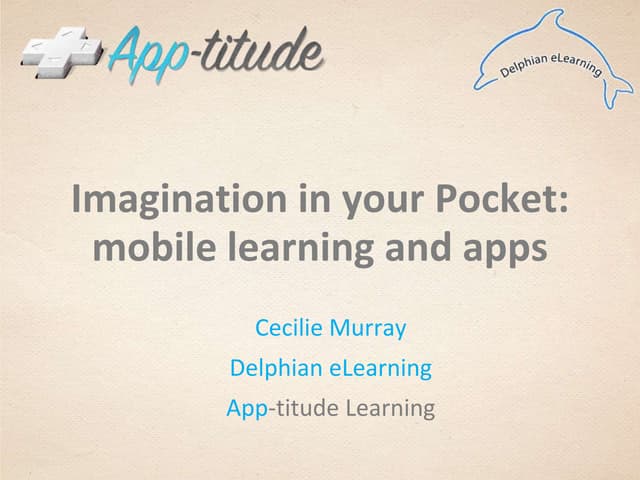 Mobile Learning Apps Ppt Mobile Learning Apps Ppt