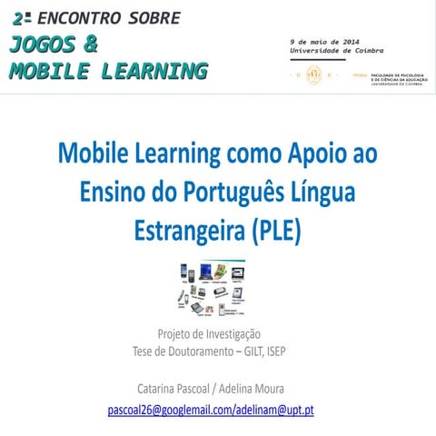 Mobile learning como apoio ao ensino do portuguêsfinal jml14