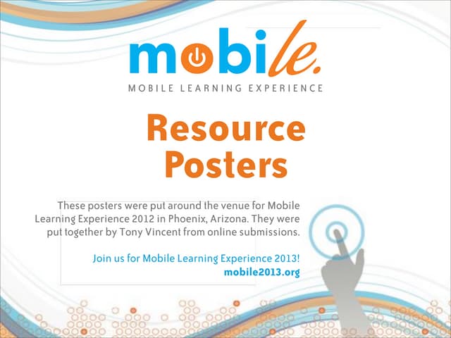 Mobile Learning Resource Posters