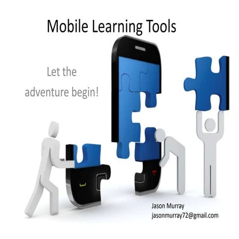 Mobile learning tools