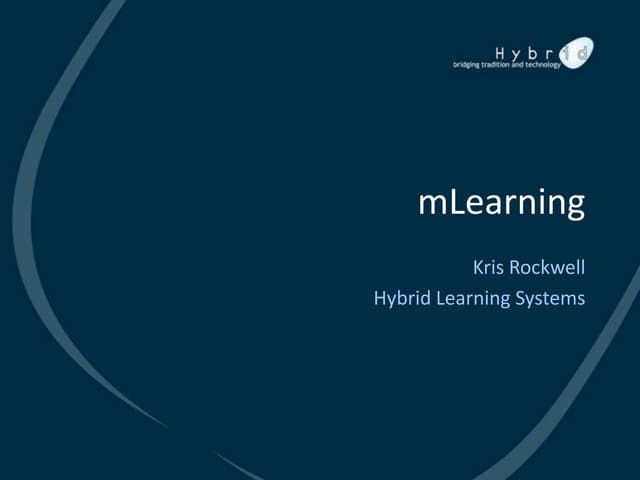 Mobile Learning V2