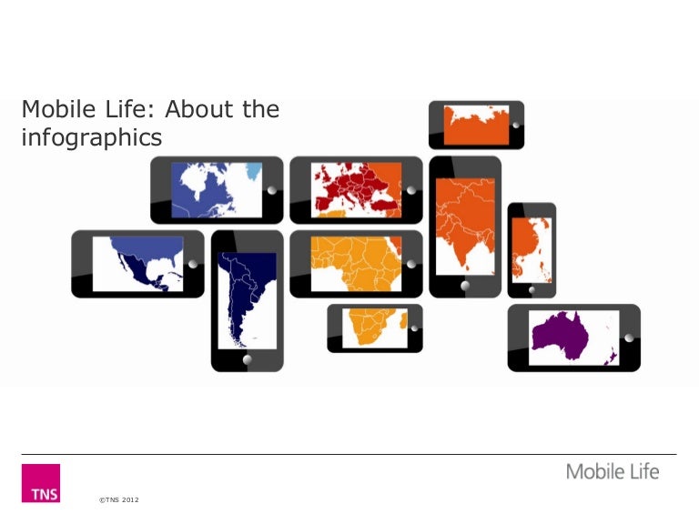 Mobile life about the infographics