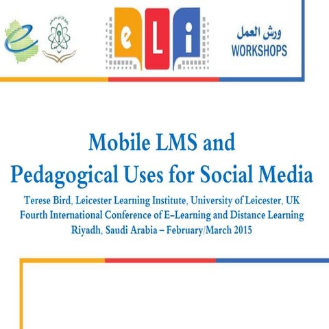 Mobile LMS and Pedagogical Uses for Social Media