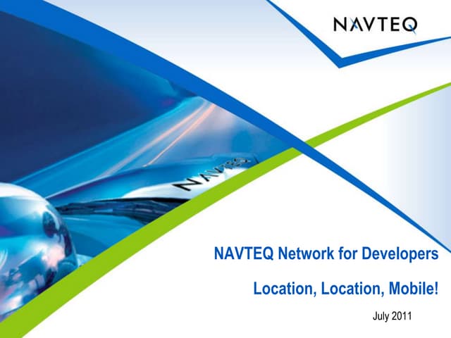 Mobile Manifest - NAVTEQ