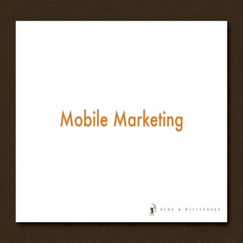 Mobile Marketing
