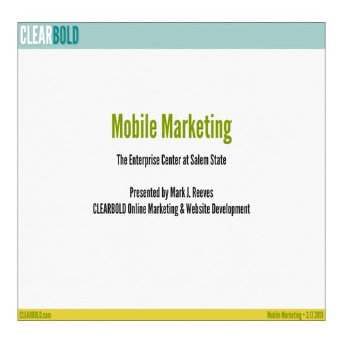Mobile Marketing