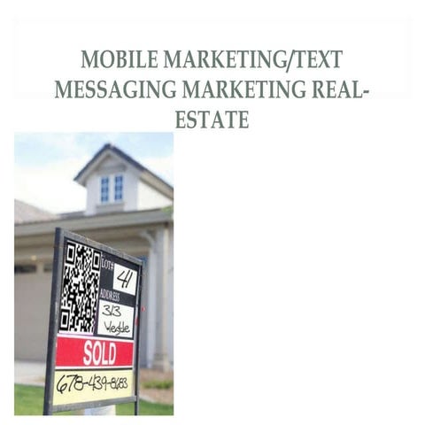 Mobile marketing