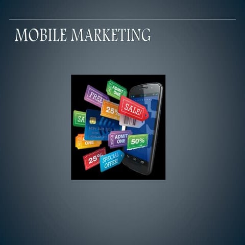 Mobile marketing