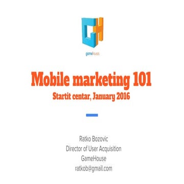 Mobile marketing 101 - January 2016