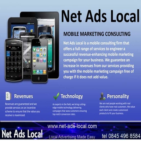 Mobile marketing for local business by Net Ads Local