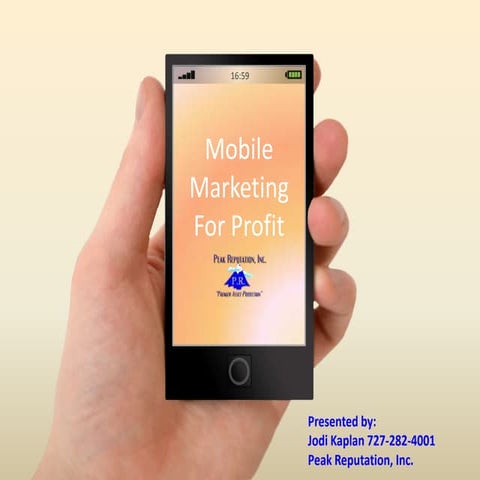 Mobile marketing for profit