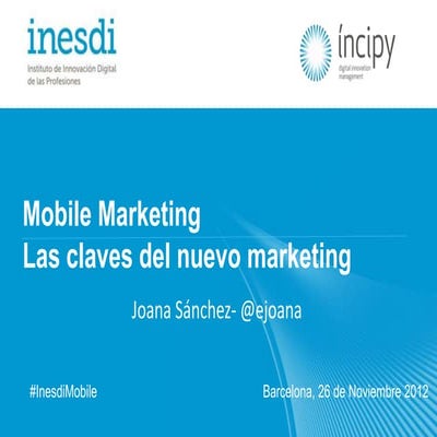 Mobile Marketing: Las claves del nuevo marketing.