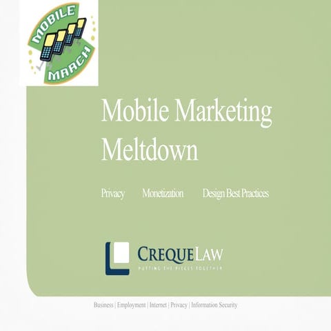 Mobile marketing meltdown