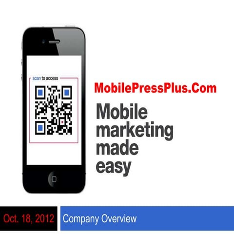 Mobile marketing sales presentation