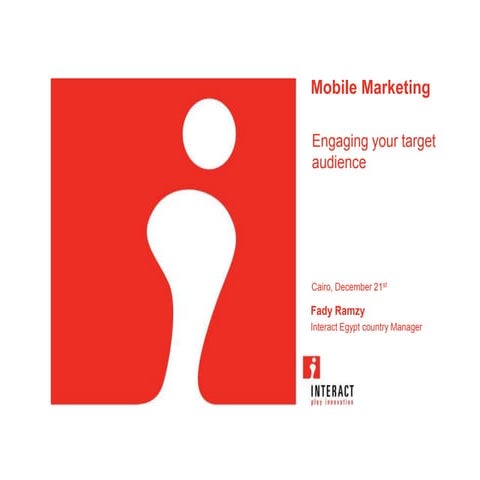 Mobile Marketing Session in Markedu 2010 Event