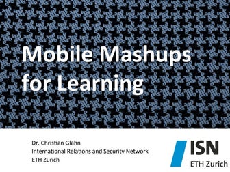 Mobile Mashups for Learning
