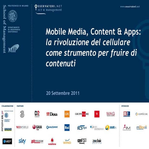 Mobile Media Content & Apps