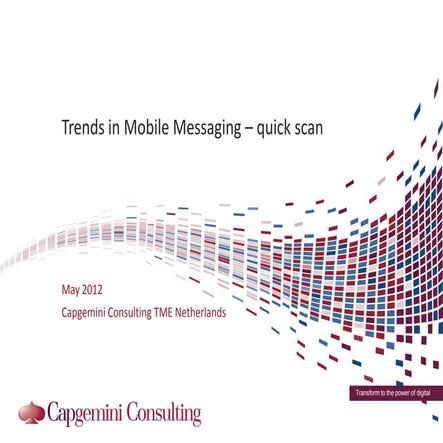 Mobile messaging trends   capgemini consulting