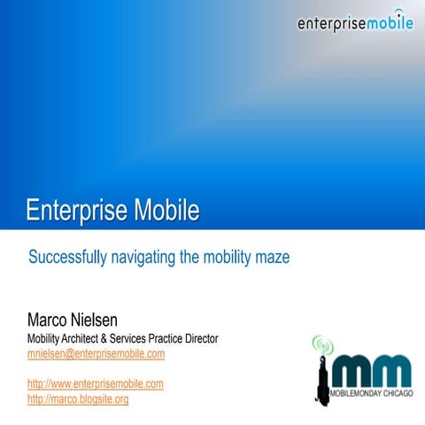 "Enterprise Mobile", Marco Nielsen