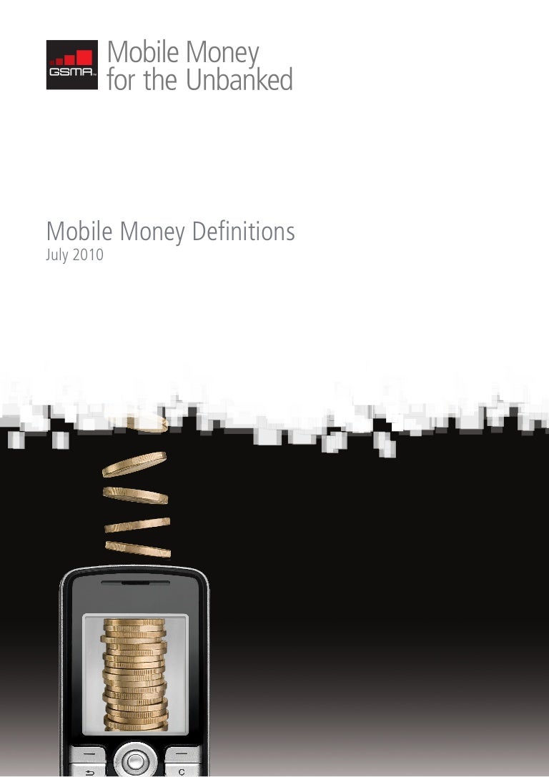 Mobile Money Definitions