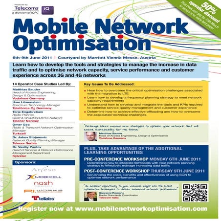 Mobile Network Optimisation 2011