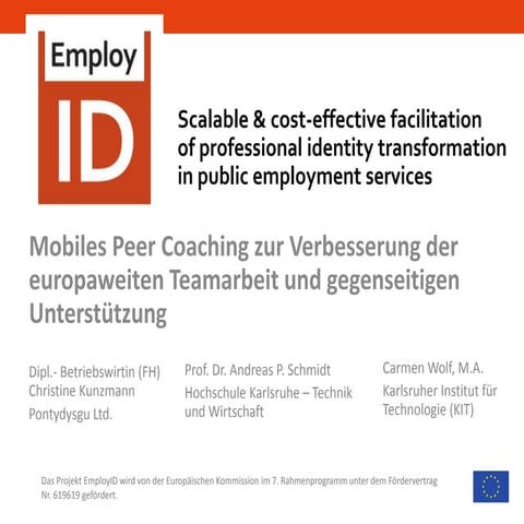 Mobiles Peer Coaching zur Verbesserung der Teamarbeit und der gegenseitigen Unterstützung