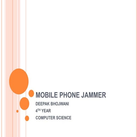 Mobile phone jammer