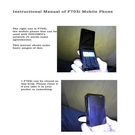 Mobile phone manual | PDF
