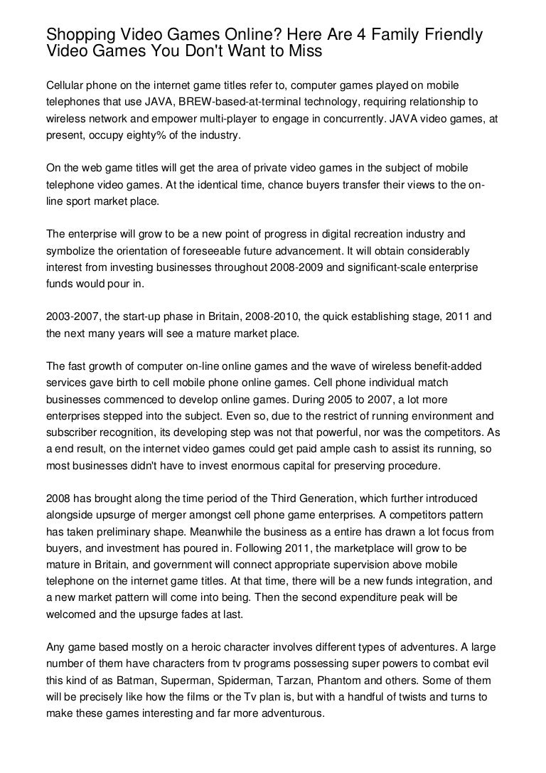 video games online shopping