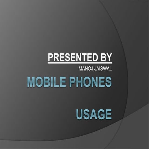 Mobile phones usage
