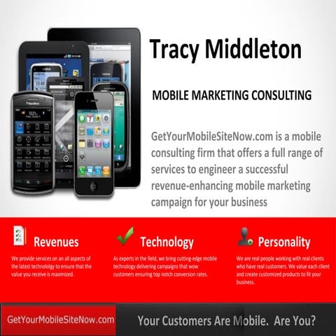 Mobile presentation GetYourMobileSiteNow.com
