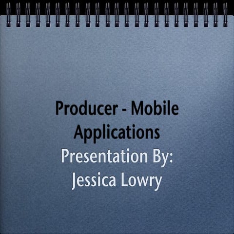 Stage 1: How to Produce Mobile Apps