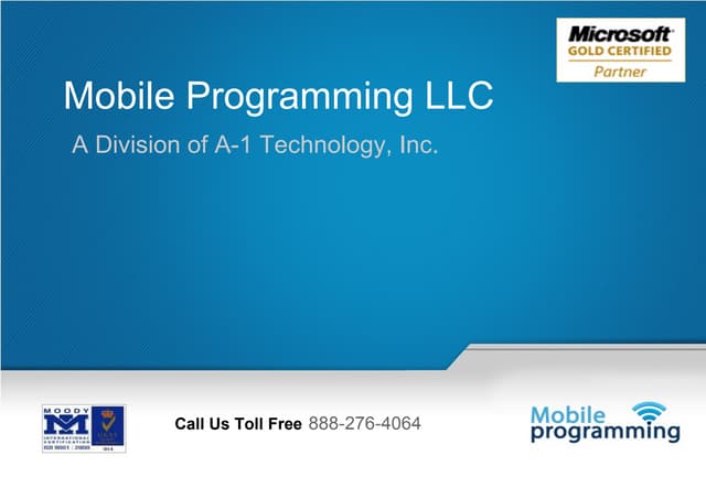 Mobile Programming Services