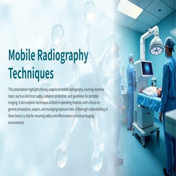 Mobile Radiography Techniques ,electrical supply, radiation protection  .pdf