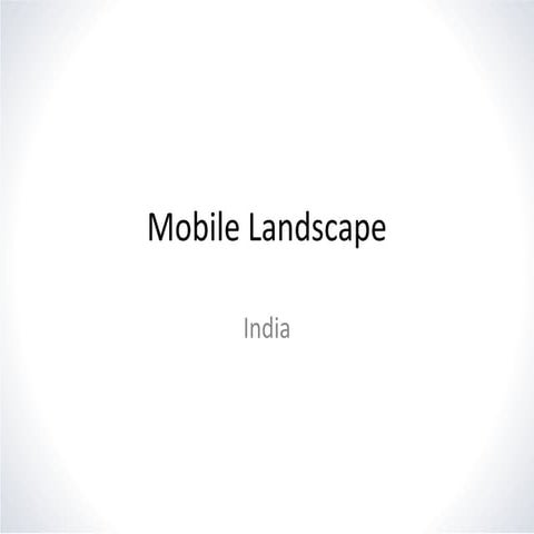 Mobile Landscape
