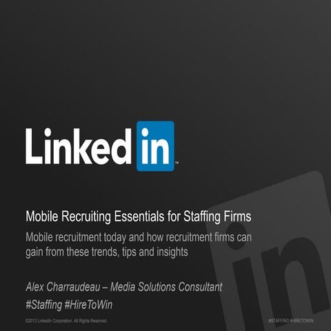 Mobile Recruiting Essentials for Staffing Firms