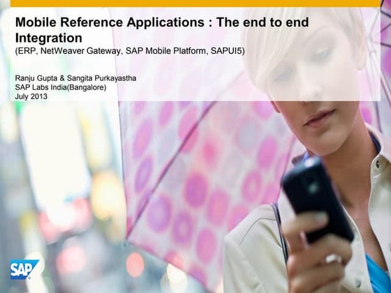 PSD Enablement Session "Mobile Reference Applications" 
