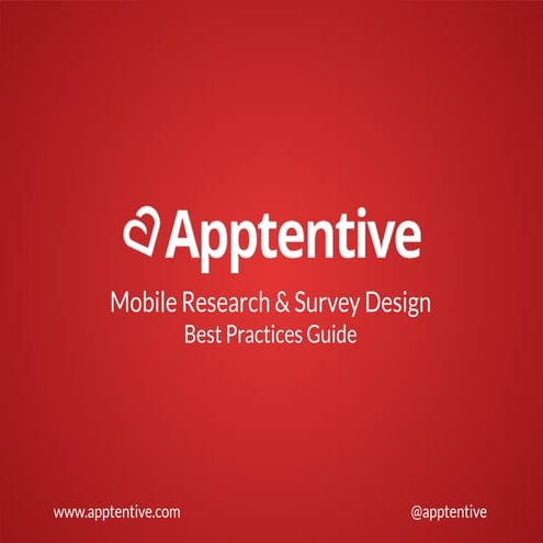 Mobile research best practices