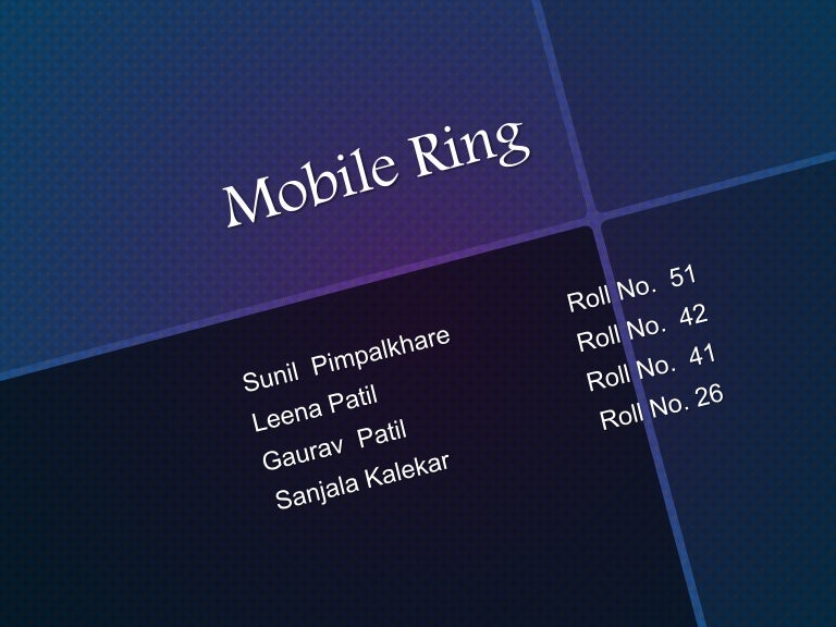 Mobile ring