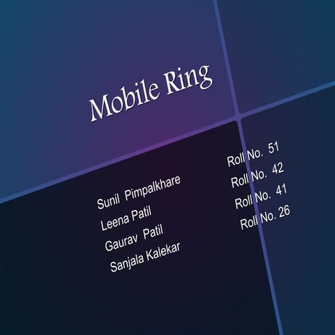Mobile ring 