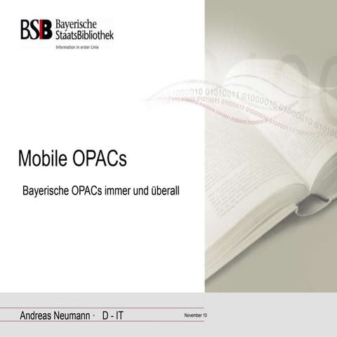 Mobiler opac verbundkonferenz