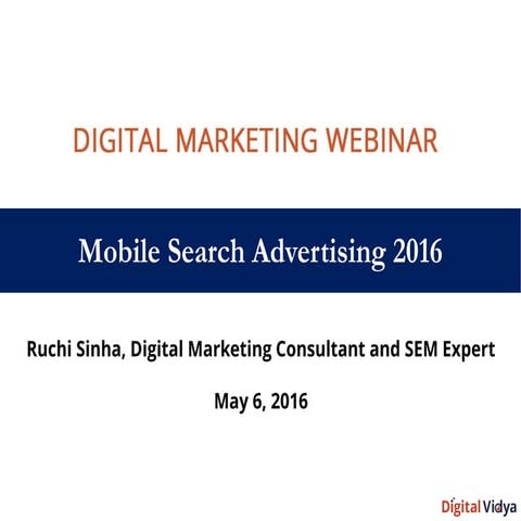 Mobile Search Advertising in 2016