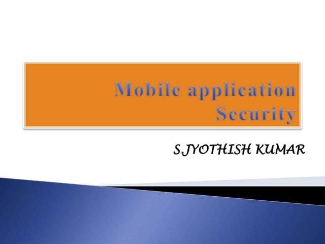 mobile application security