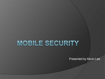Mobile Security