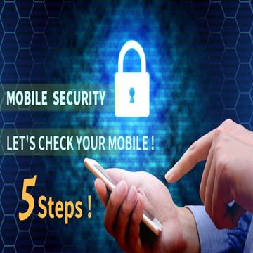 Mobile security in smartphone 