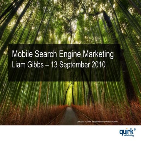 Mobile Search Engine Marketing