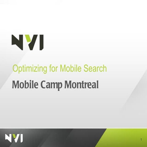 Optimizing Your Site for Mobile Search