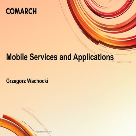Comarch Mobile Services And Applications
