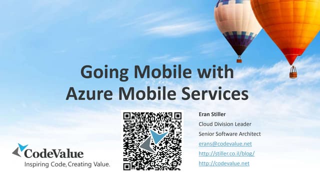 Azure Mobile Services Workshop